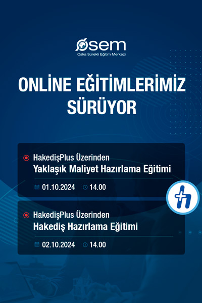 Osem Online Eğitimlerimiz Sürüyor Ekim