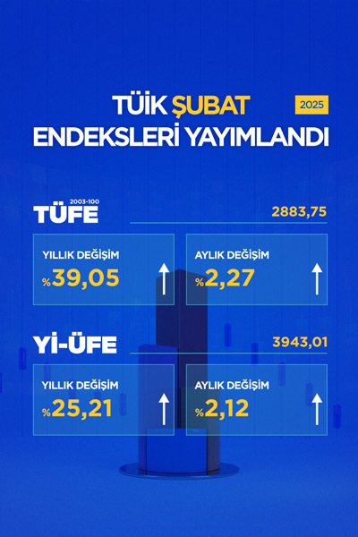 Tuik Şubat 2025 Endeksleri Yayımlandı Spot